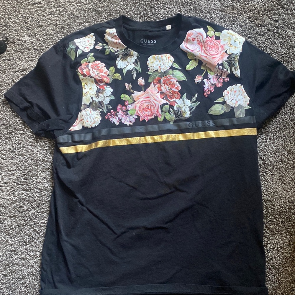 Guess Los Angeles Tee (Floral Pattern)